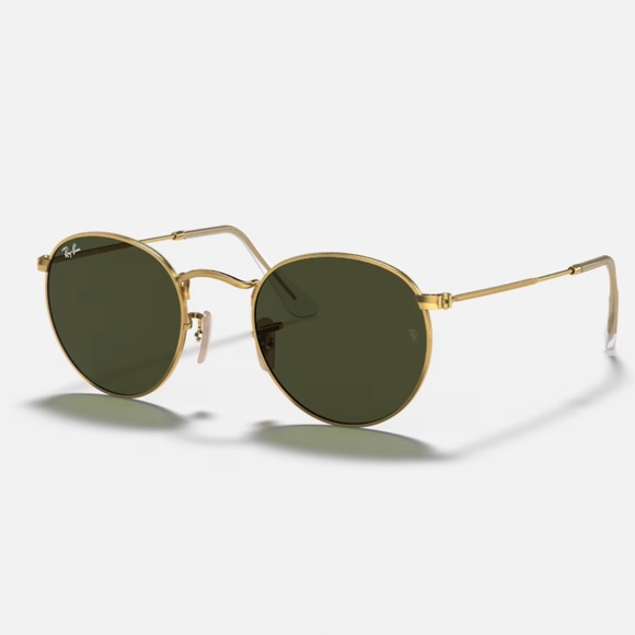 Rayban Round Metal Gold and G-15 Green - Picture 4 of 4